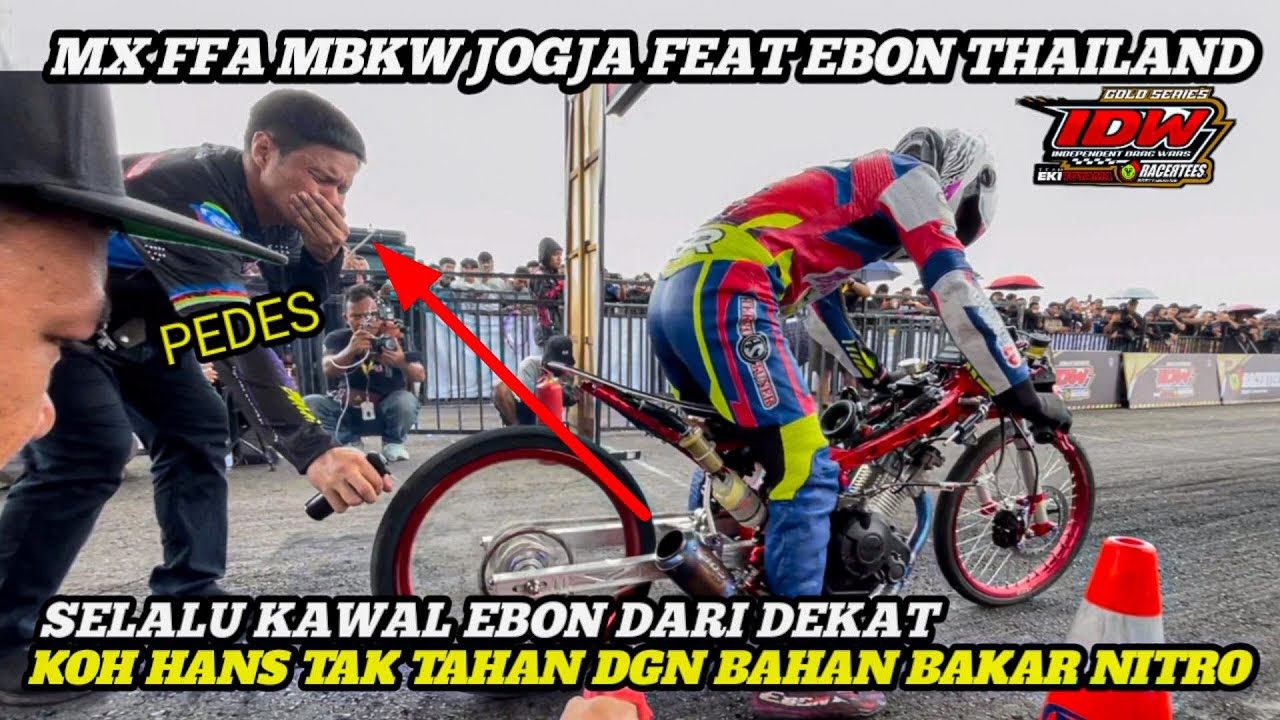 Ganas  ! Begini Jadinya Jika EBON THAILAND Naiki MX FFA MBKW2 Jogjakarta, NGEJET PARAH