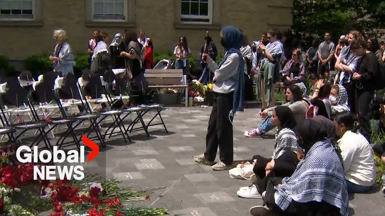 UofT convocation begins as pro-Palestinian encampment continues