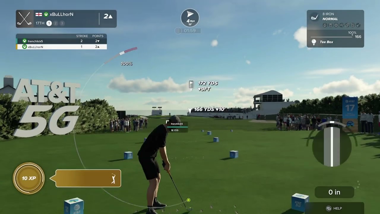 pga tour 2k23 great approach #pgatour2k23 #gaming #golf