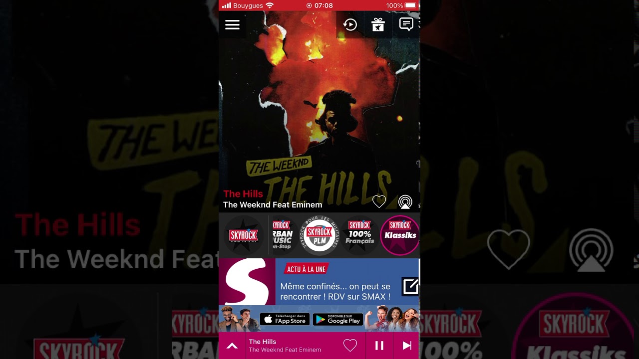 The Weeknd Feat. Eminem - The Hills ( Version Skyrock )