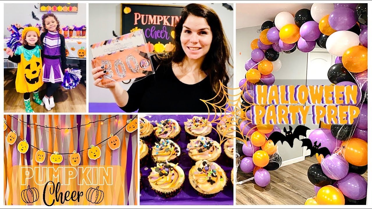 ULTIMATE HALLOWEEN PARTY PREP 2021 | DIY BALLOON ARCH | PUMPKIN CHEER | DECORATE WITH ME!