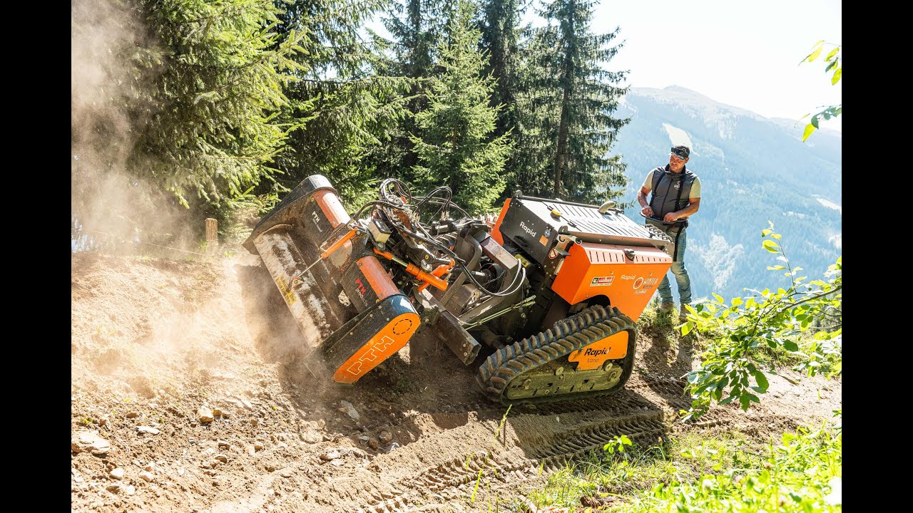 NEU !!! PTH MicroCrusher Trail - Sanierung von Bike Trails & co. in besonders unwegsamen Gelände