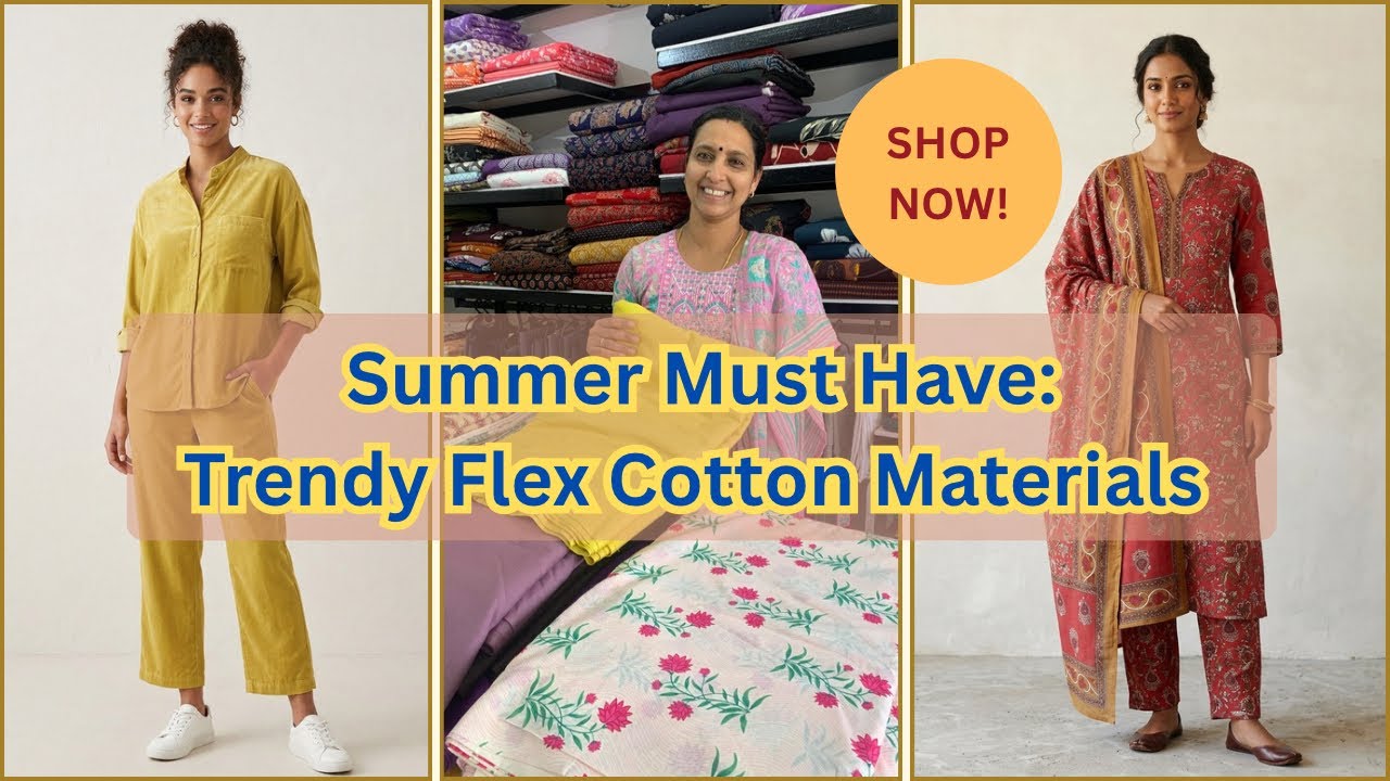 Latest Flex Cotton, Ajrak & Cambric Materials | 2-Piece & 3-Piece Summer Collection| All Time Fab
