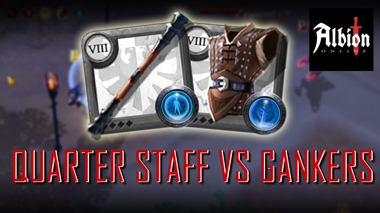 Quarter Staff Vs Gankers #68 | Albion Online East Server