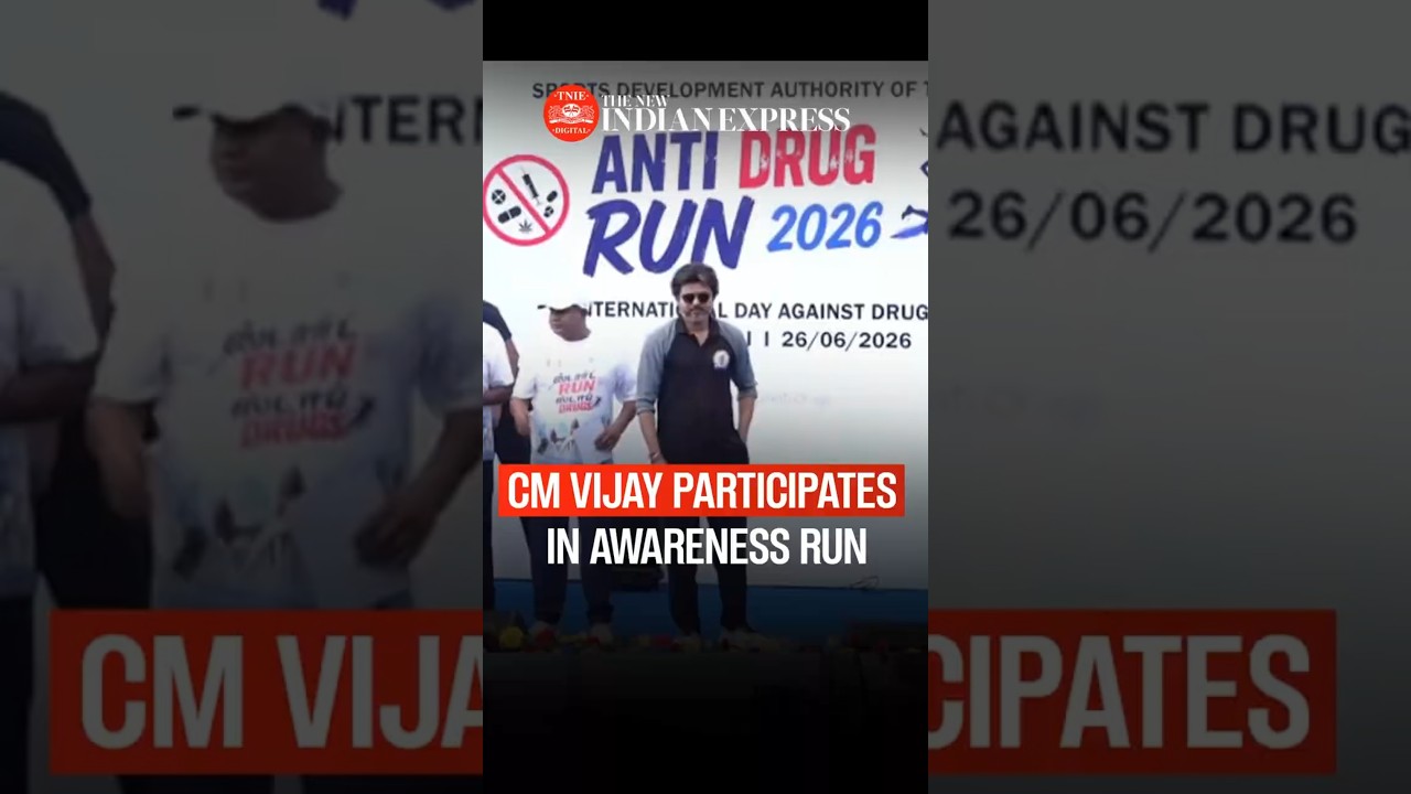 CM Vijay inaugurates awareness run on International Day against Drug Abuse in Chennai