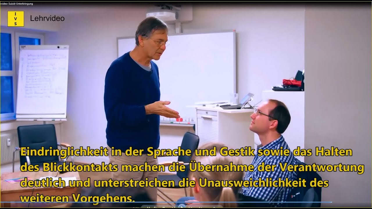 Lehrvideo zur Suizidprophylaxe (5): Einleitung einer Unterbringung