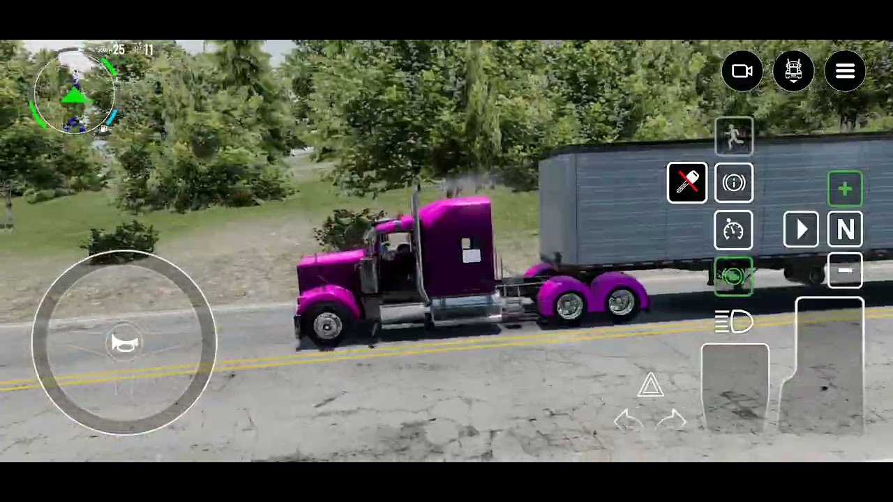 Truck simulator big rigs ( Kenworth w900 Cumings N14