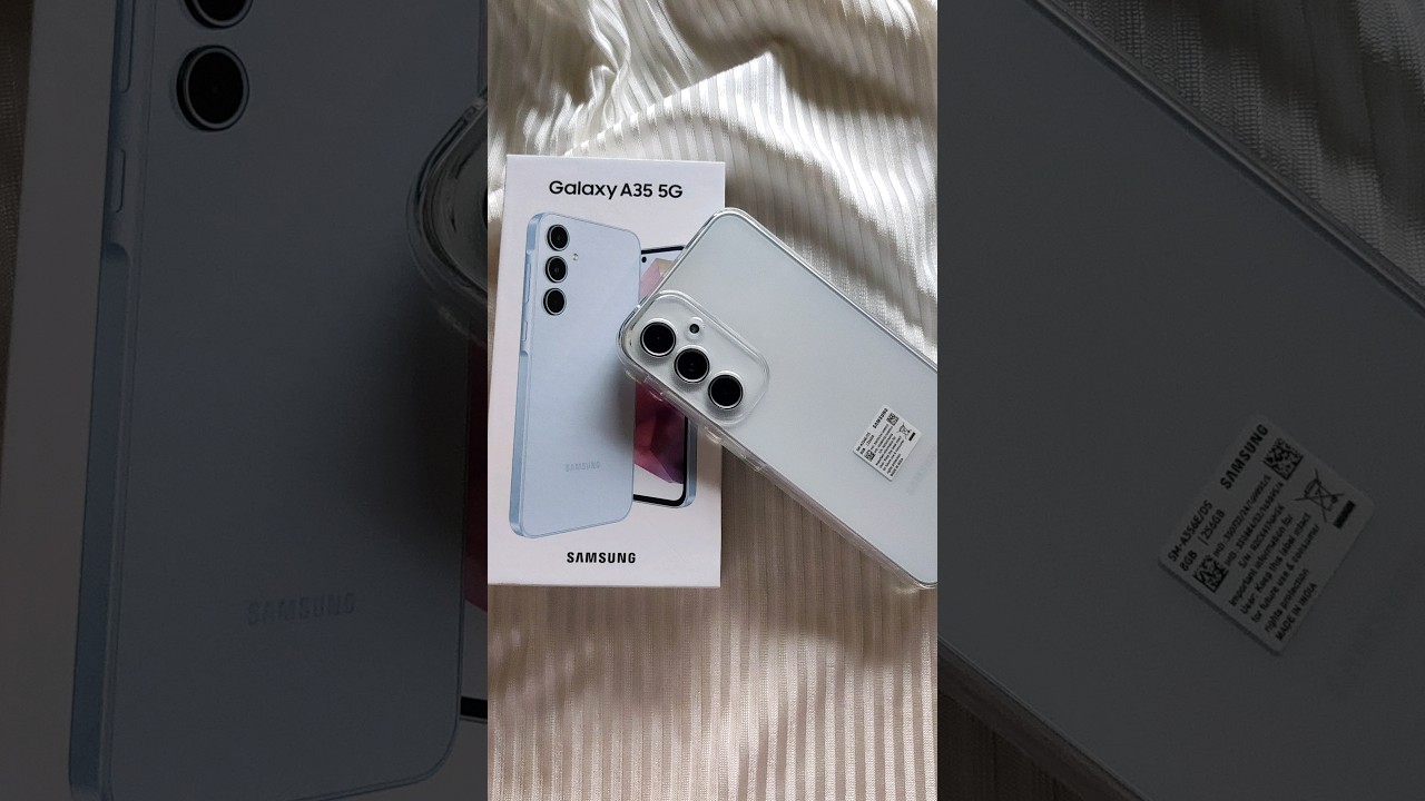 Samsung Galaxy A35❤️ my1k completion gift unboxing #shorts #trending #samsung  @artistrao1718
