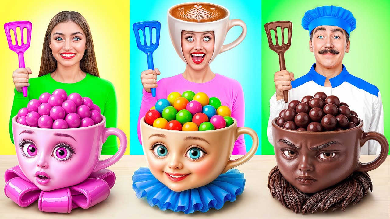 कुकिंग चैलेंज के साथ Ballerine Cappuccina | शानदार रसोई व्यंजनों Bubba DO Challenge