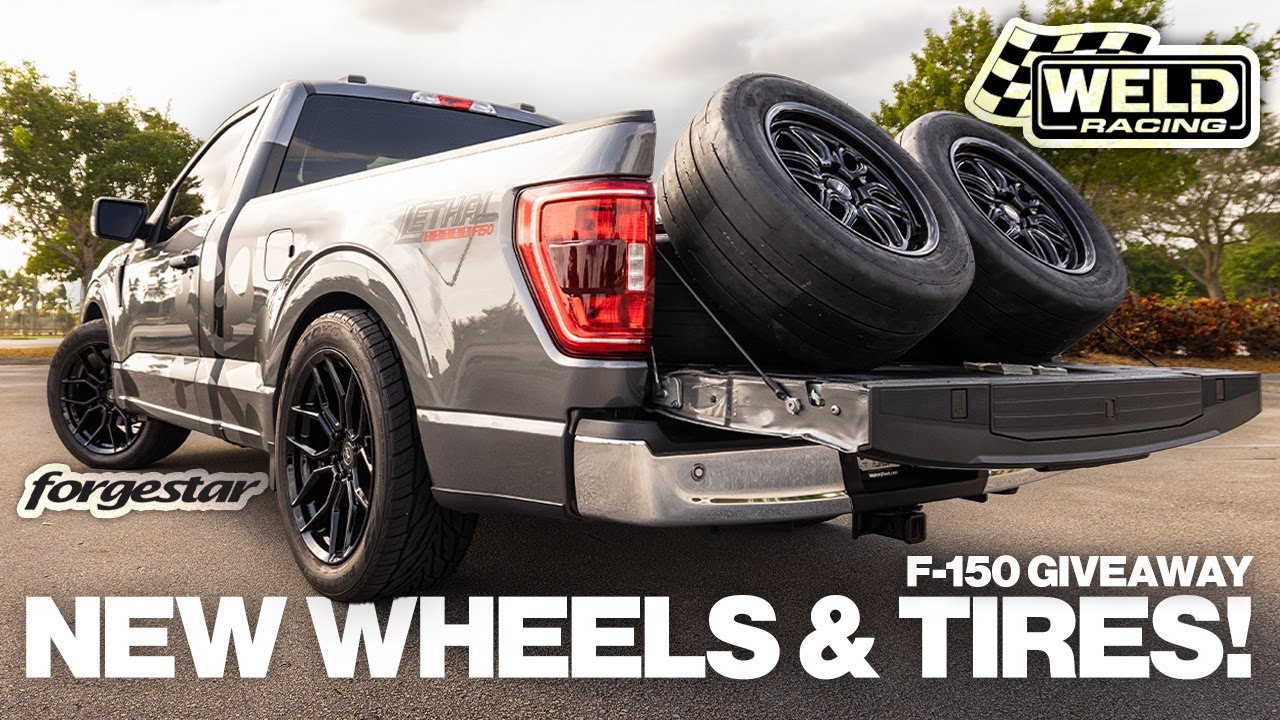 2 SETS OF WHEELS for our F-150 Giveaway Truck! - Forgestar X12 and Weld Laguna 6