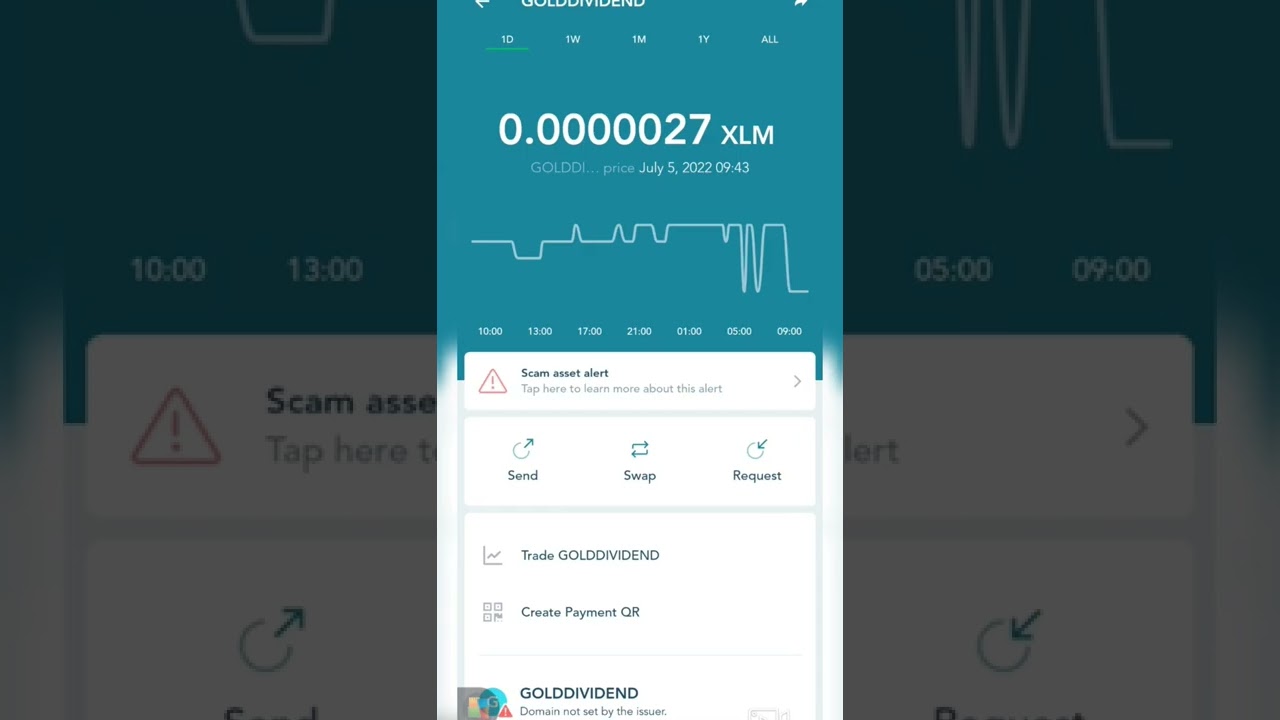 Lobstr Wallet - fake assets Quantum Collective