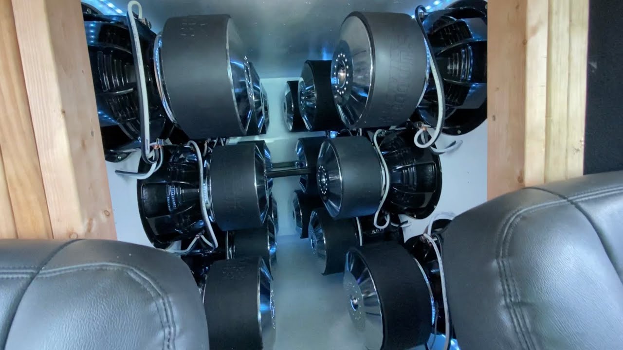 Unbelievable Bass! 16 Sundown Audio Zv6 12s Powered By 8 Crescendo 8ks