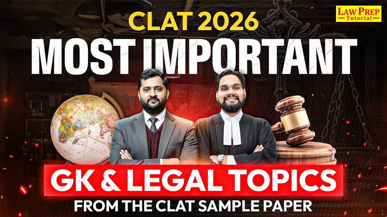 Predicting CLAT 2026 Pattern: Top Legal & GK Topics from Official Sample Paper 1