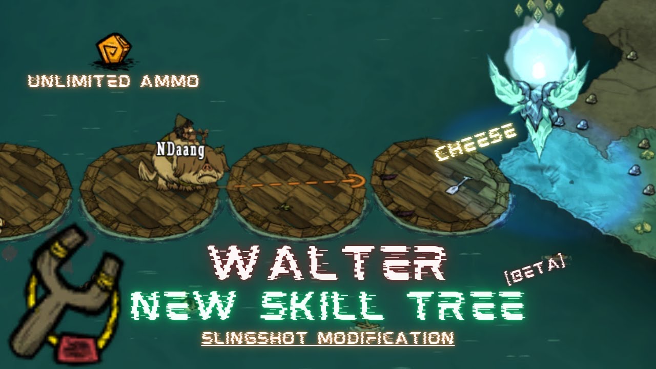 Cheese Celestial Champion Using Slingshot | Walter New Skill Tree - Don't Starve Together [BETA]