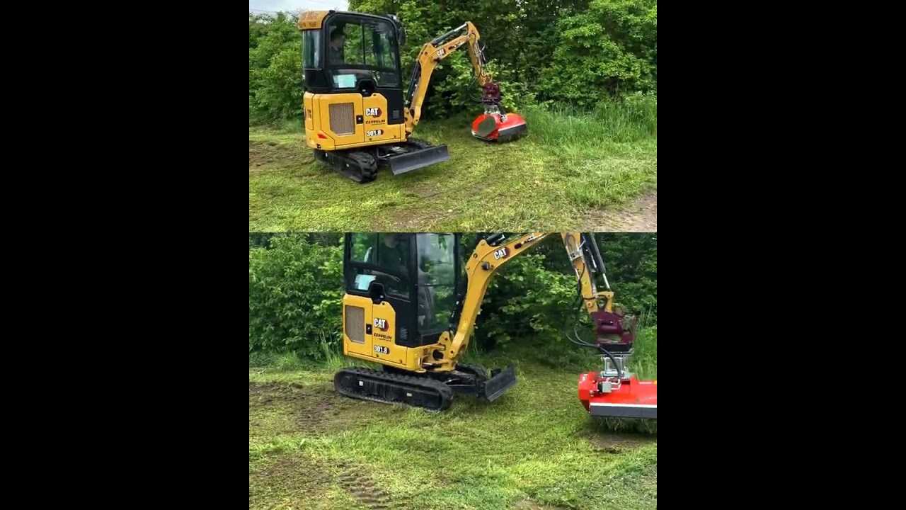 CATERPILLAR 301.8 NG mit LIPA Mulchkopf