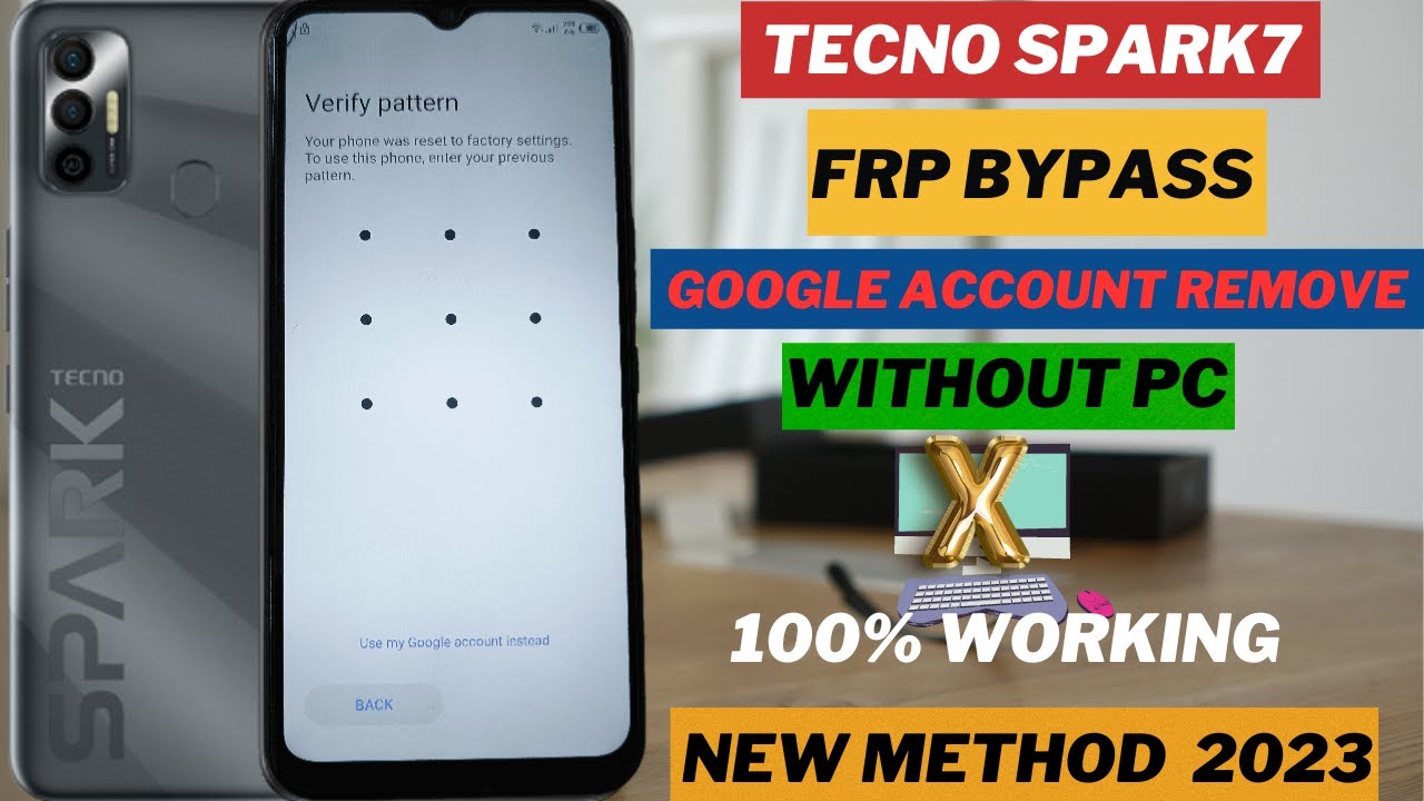 TECNO SPARK 7 FRP Bypass Android 11 | Gmail/Google Account Remove Tecno Spark7 | Tecno KF6j FRP 2023