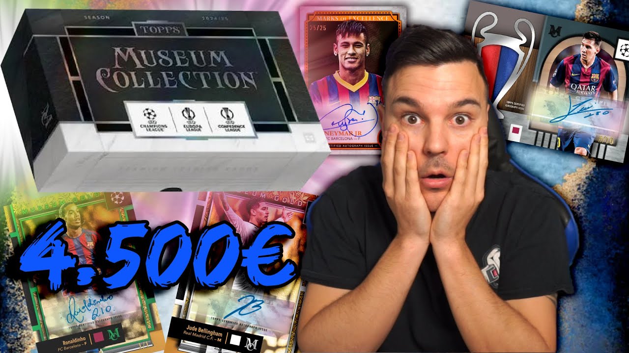 Abrí 3 Cajas de 1.500€ Topps 2024/25 Museum Collection HAT-TRICK