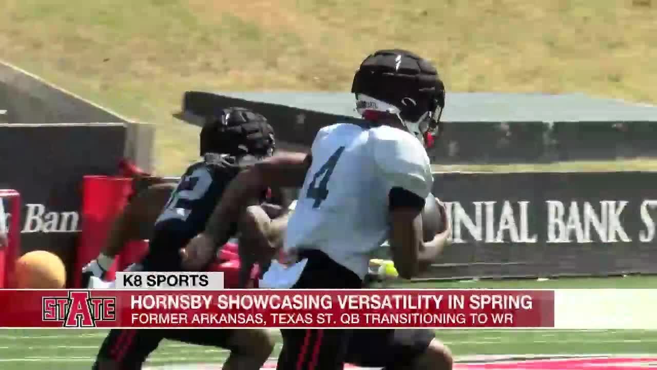Malik Hornsby showcasing versatility as Arkansas State football continues spring practice