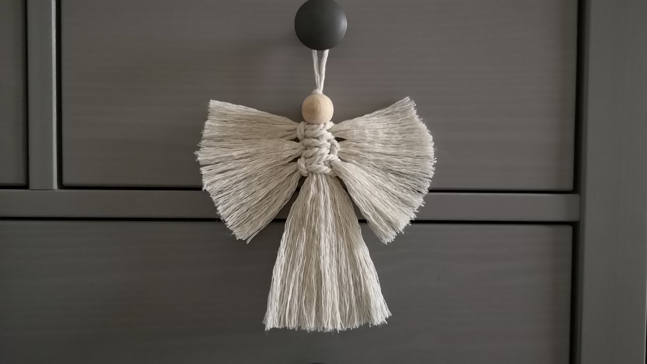 Macrame Angel Tutorial, Makramee Engel Anleitung