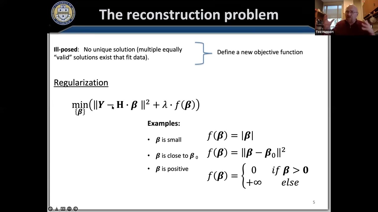 Image Reconstruction in fNIRS with Dr. Ted Huppert