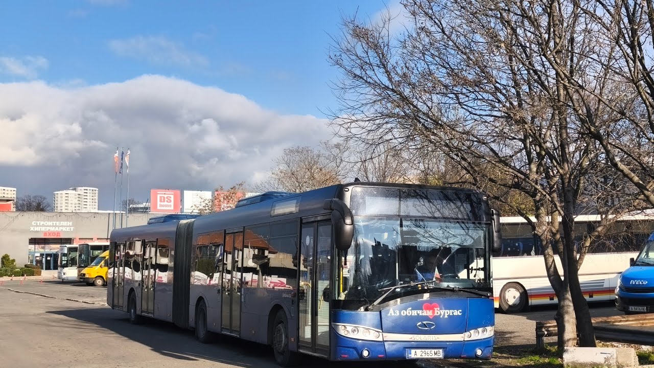 Градският транспорт в Бургас през зимата (25-27.12.2025)Public Transport in Burgas during the winter