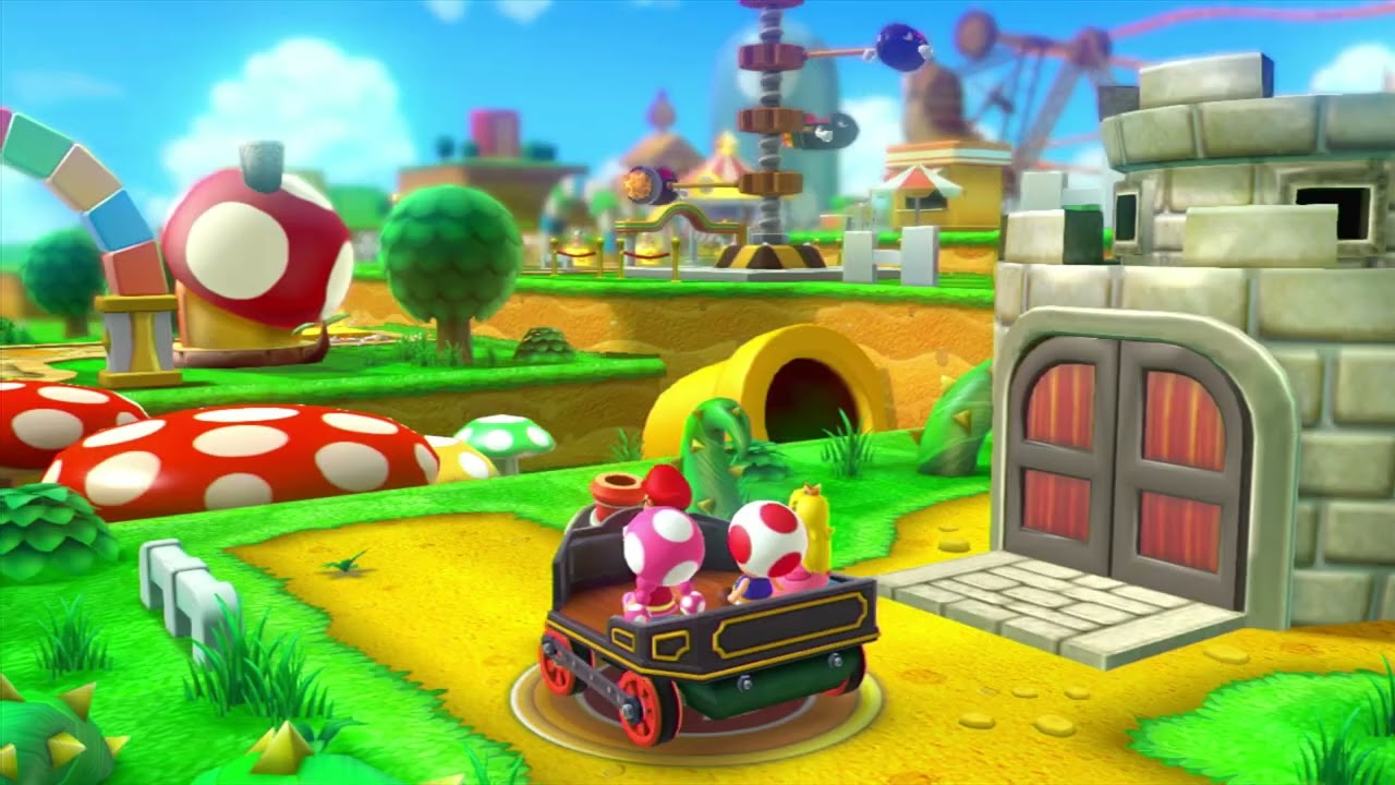 Mario party 10 - Parco dei funghi relax game - Mario e Peach vs Toad e Toadette