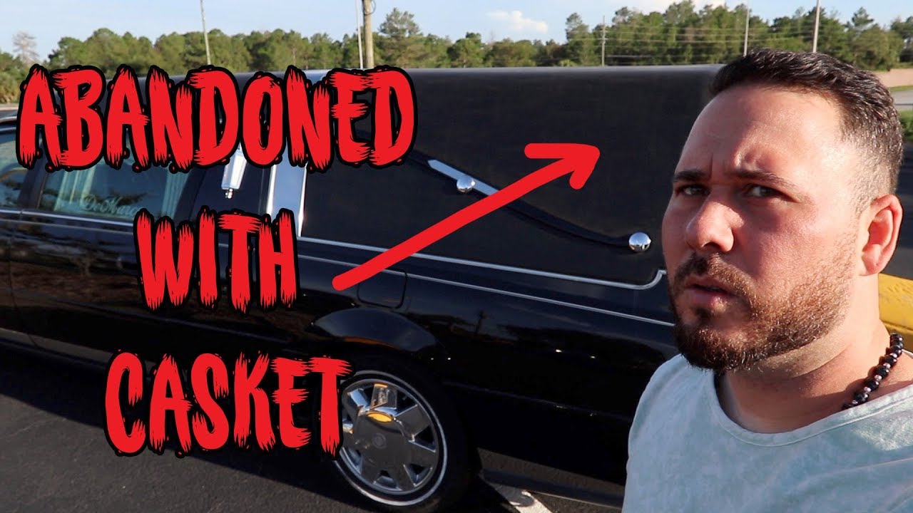 ABANDONED HEARSE WITH CASKET INSIDE (UPDATE)