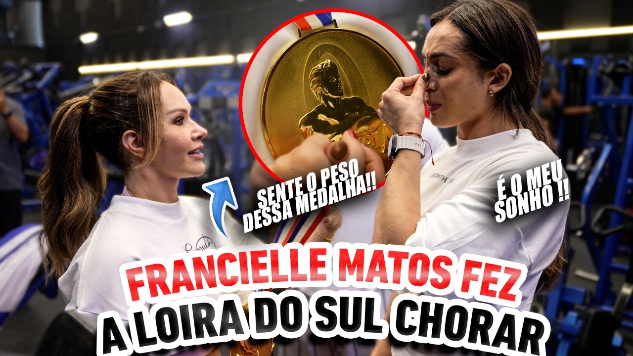 FRANCIELLE MATTOS FEZ A LOIRA DO SUL CHORAR - SENTE O PESO DESSA MEDALHA !!!