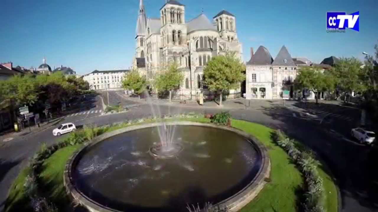 Châlons en Champagne vu du ciel... avec CCTV