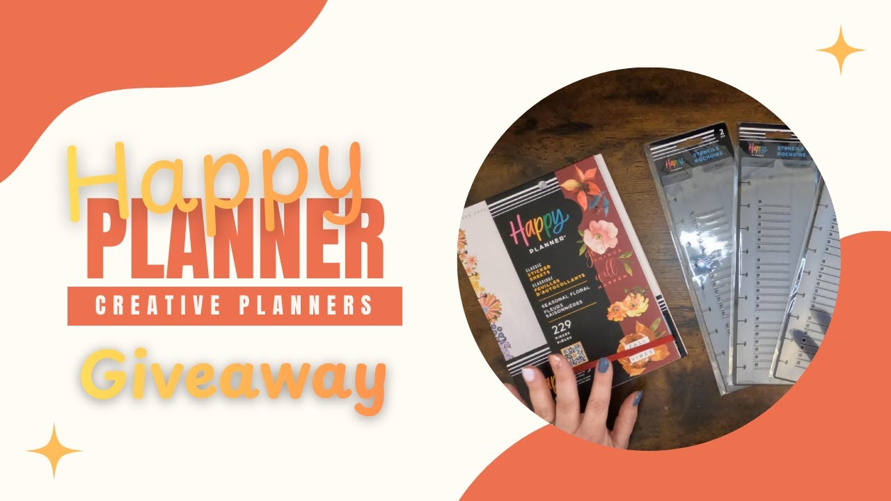 January Happy Planner® Giveaway - Creative Planners Giveaway