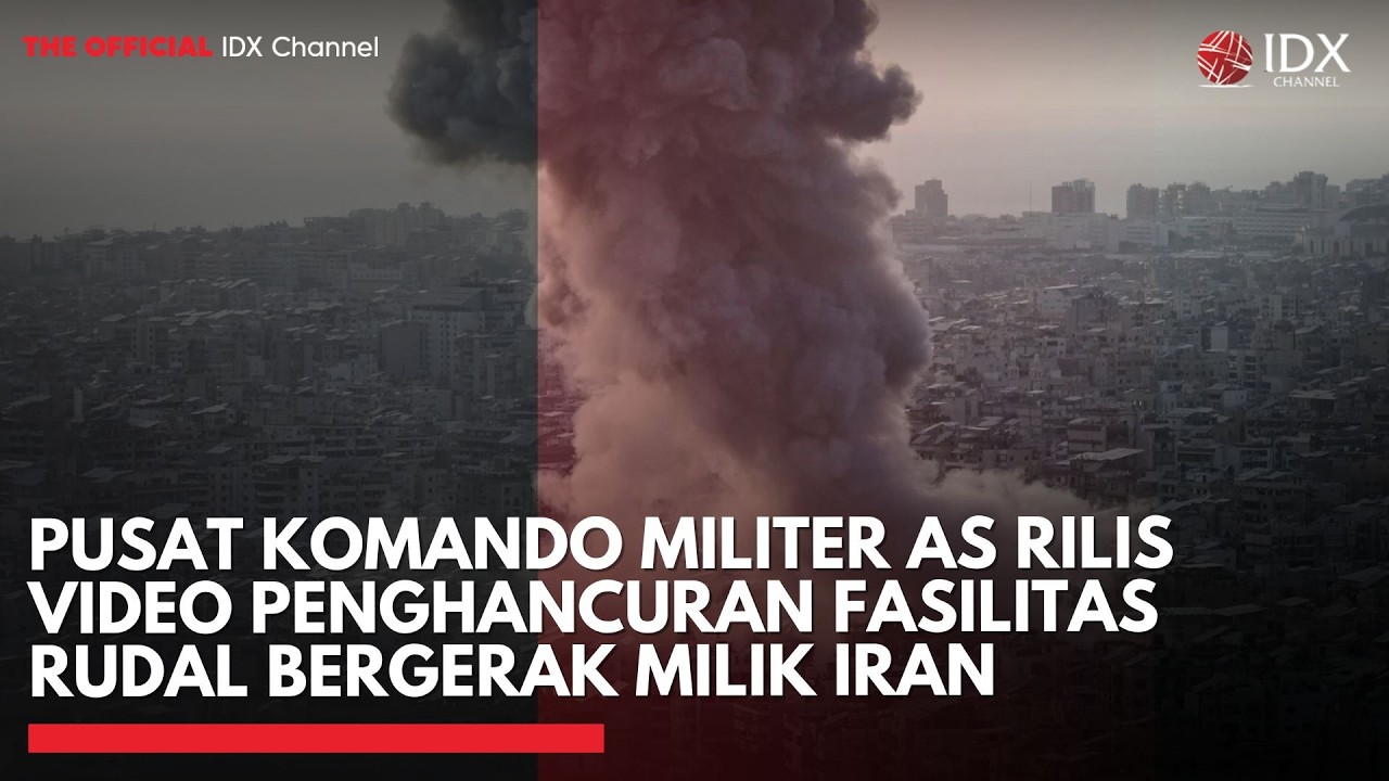 Pusat Komando Militer AS Rilis Video Penghancuran Fasilitas Rudal Bergerak Milik Iran | IDXC UPDATE
