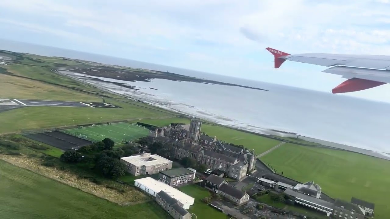 Takeoff from Isle of Man Airport (IOM) 14/8/23