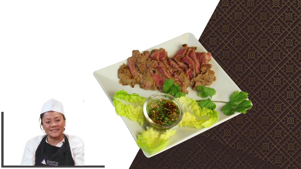 Recette Seua Long Haï (เสือร้องไห้) - Tigre qui pleure (Boeuf à la Thaï)