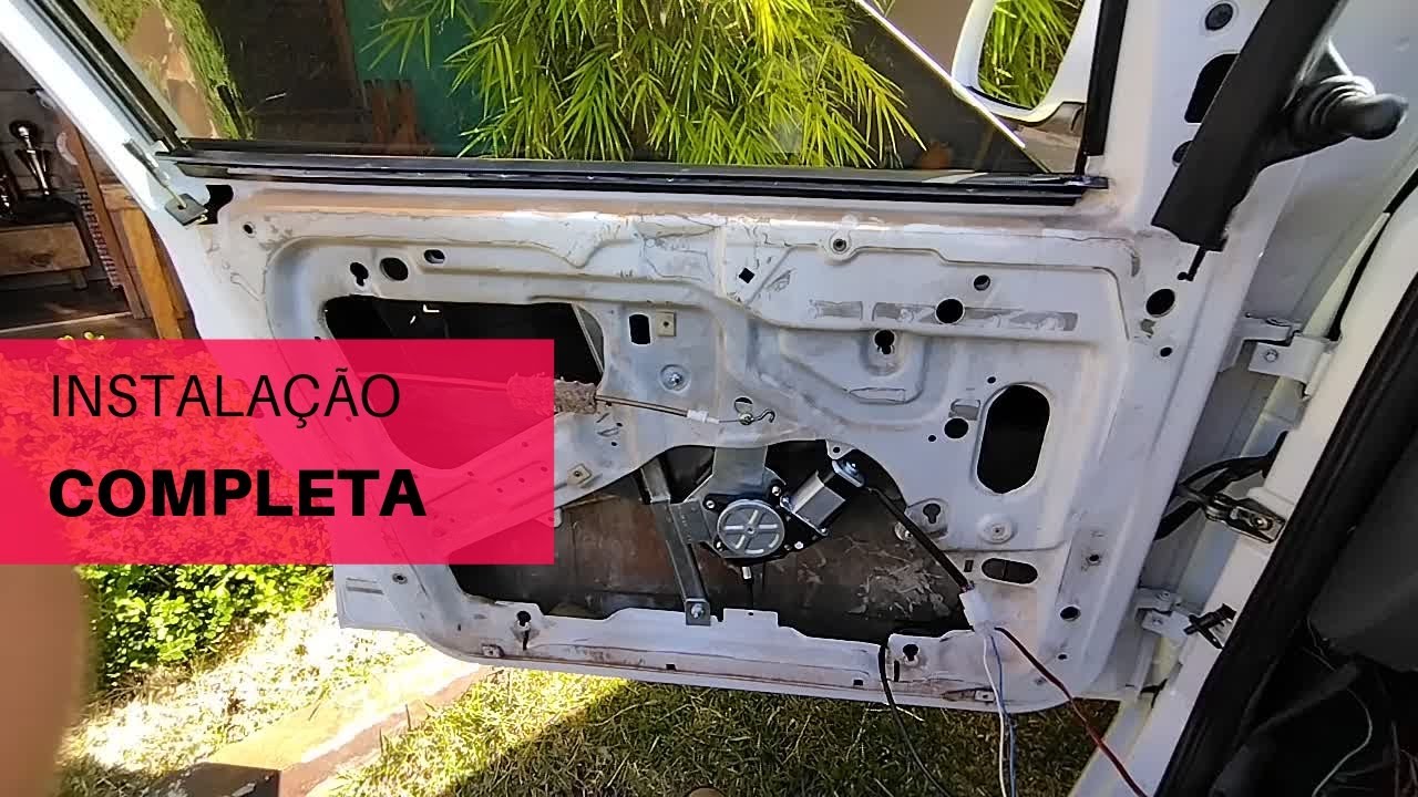 Instalação de kit vidro elétrico gol Saveiro G4(ligação da fiação da Centralina de vidro e alarme)