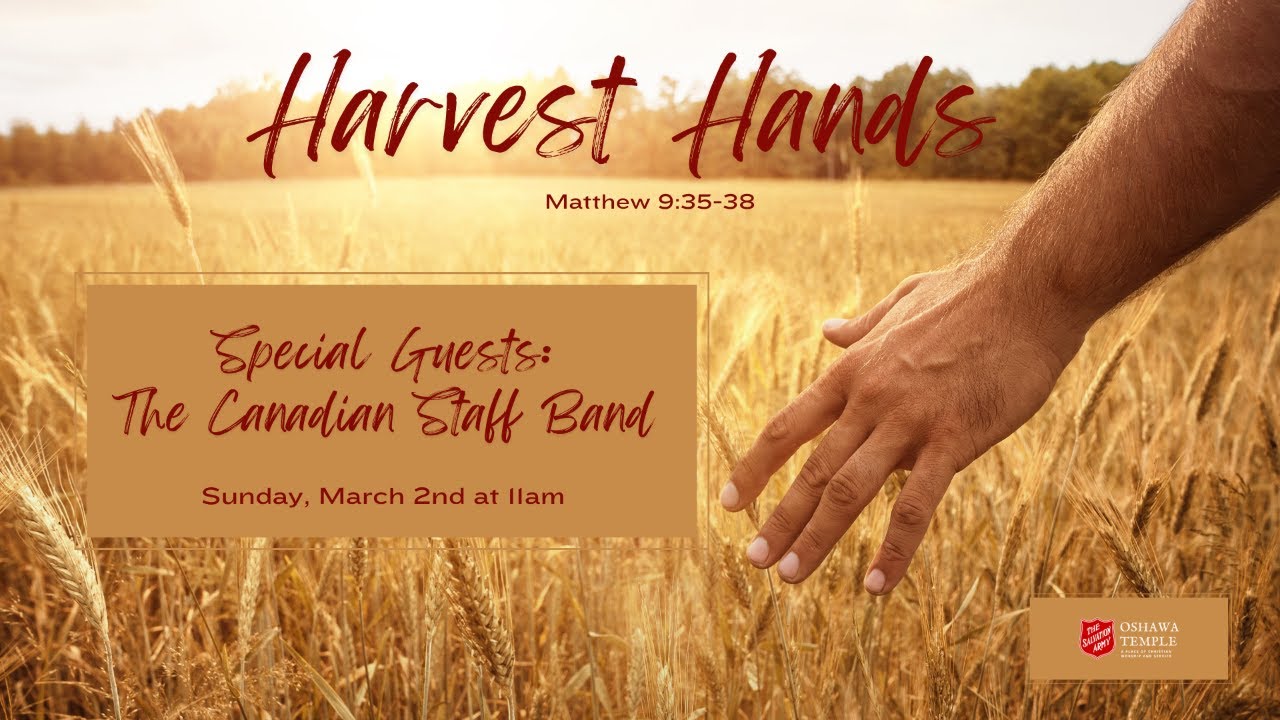 Church in Oshawa at The Salvation Army - Special Guests: The Canadian Staff Band