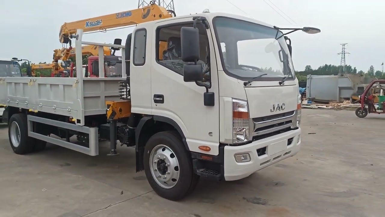 JAC 4x2 5ton diesel engine truck mounted crane customized and export worldwide cheap price #crane