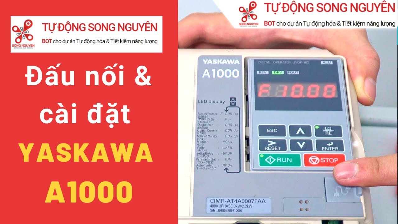 ✅Yaskawa A1000 | Đấu nối và cài đặt cơ bản biến tần A1000 Yaskawa ✅| Mr Sang Biến Tần