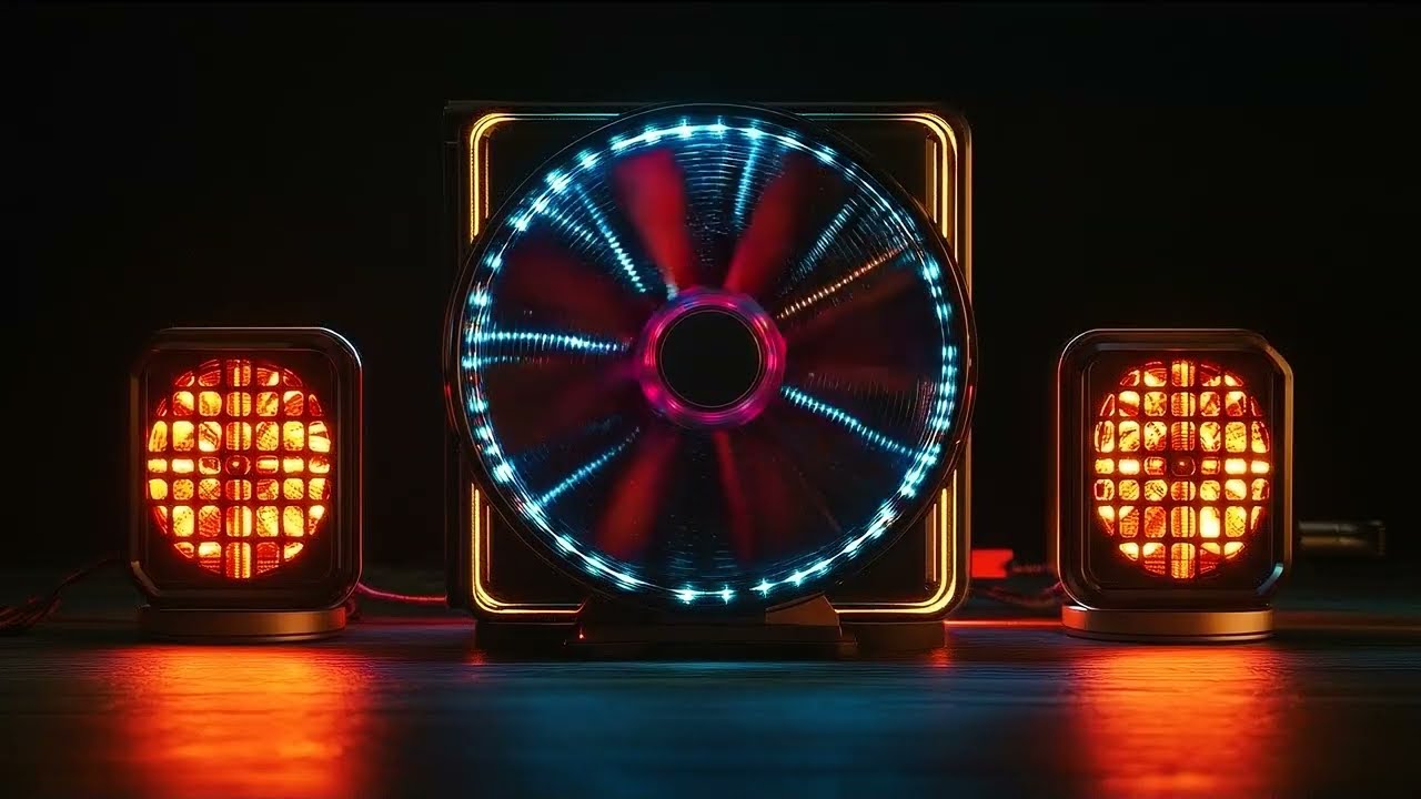 1 COZY Heater Sounds with Box Fan & Tube Noise to Fast Sleep & Calm Nights | 528 Hz Calm Night
