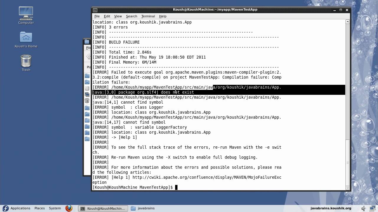 Maven Tutorial 04 - Adding a Dependency