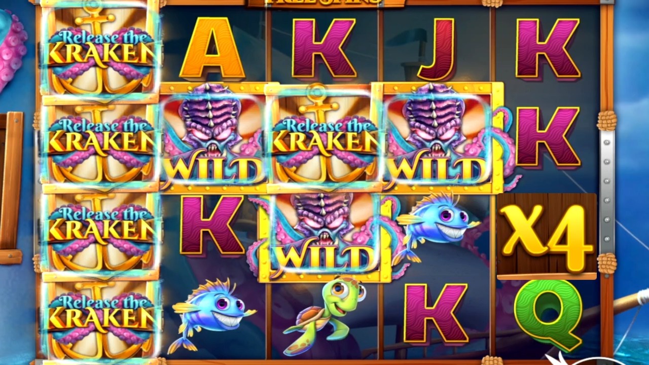 Release the Kraken Finds Some Sticky Wandering Wilds for Big Wins