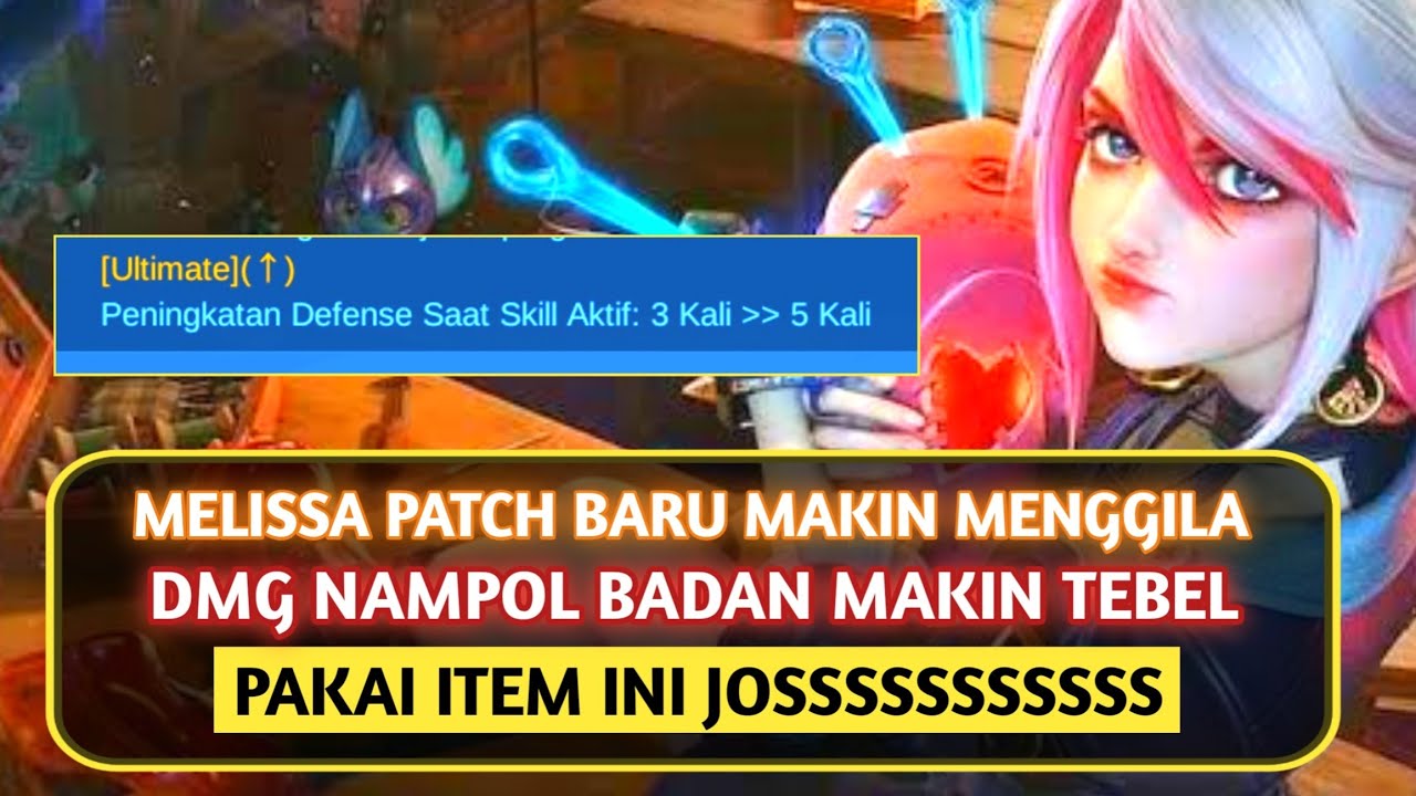 Melissa Di Buff Secara Tidak Langsung. Dmg Perih Badan Jadi Tebel & Tahan Banting