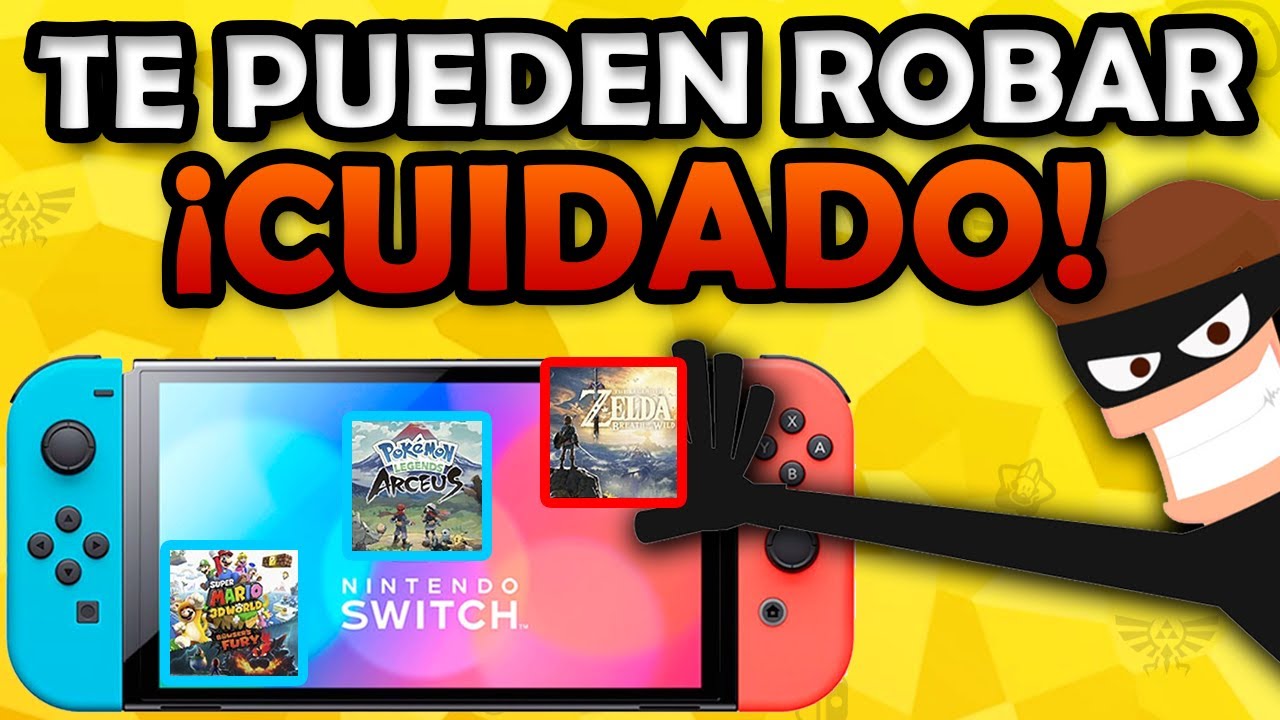 PROTEGE tu cuenta de Nintendo Switch para evitar QUE TE LA ROBEN