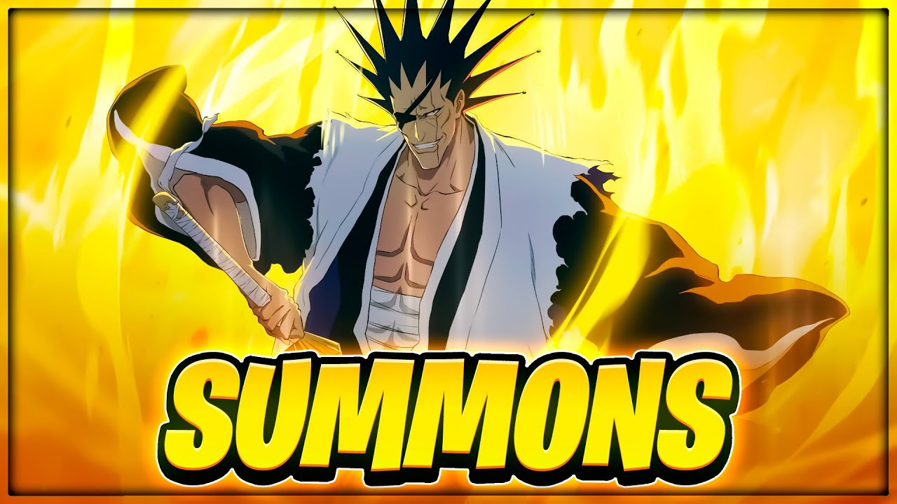 ESSAS SUMMONS FORAM... SUMMONS ZARAKI SSR - Bleach Soul Resonance
