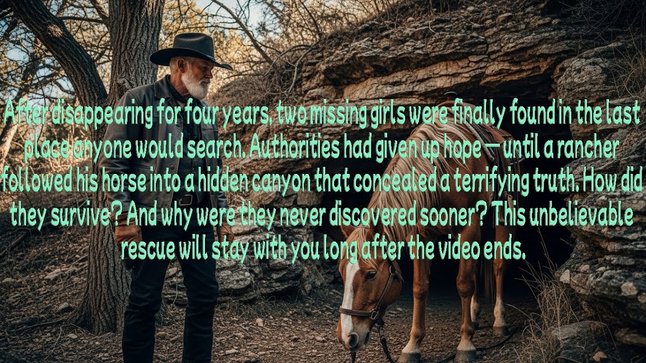 The Horse Refused to Leave — A Rancher Discovered Two Girls Missing for 4 Years
