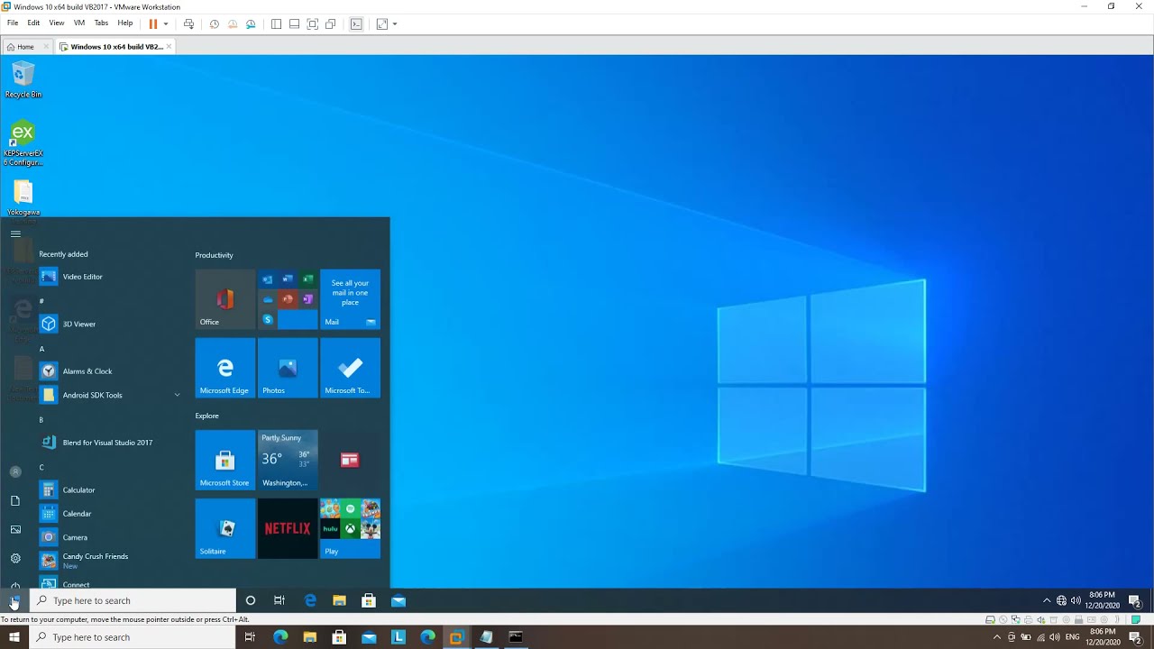 OPC Remote Server Client KEP (DCOM)