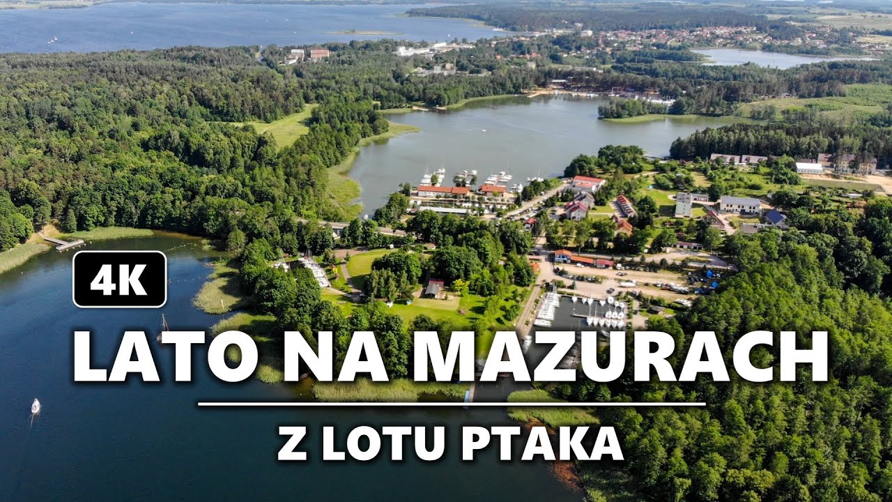 Lato na Mazurach z lotu ptaka w 4K | Summer in Masuria 4K