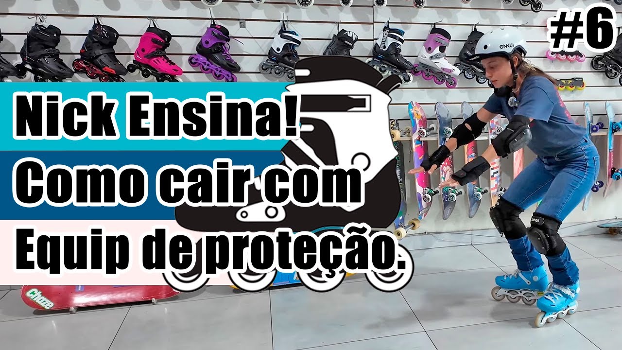 Como cair de patins? | Nick Ensina #06
