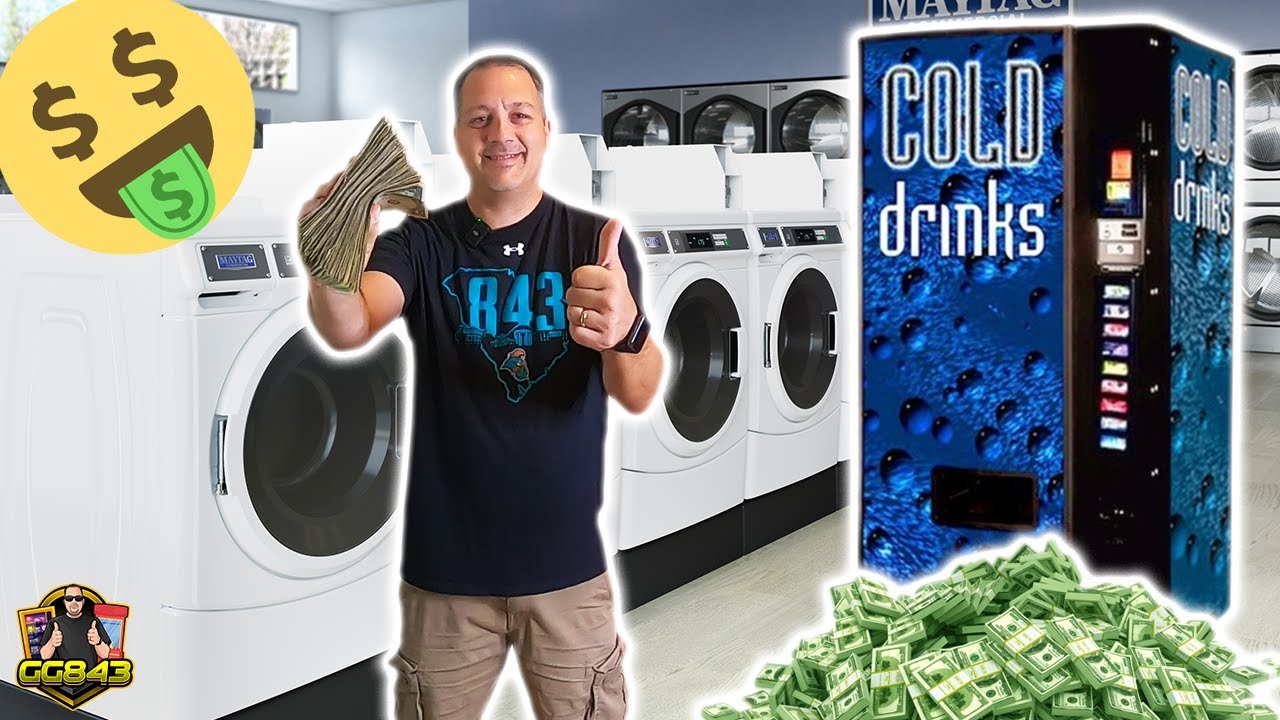 Этот торговый автомат «ПРАЧЕЧНАЯ» ЗАРАБОТАЛ ТАК МНОГО ДЕНЕГ!