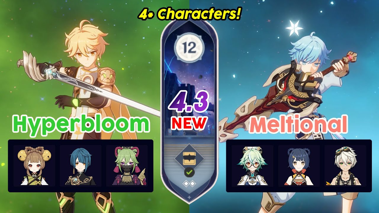 C6 Dendro MC Hyperbloom & C6 Chongyun Meltional | Spiral Abyss 4.3 | Floor 12 (9★)