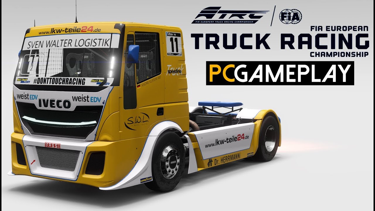 FIA European Truck Racing Championship Gameplay (PC HD)